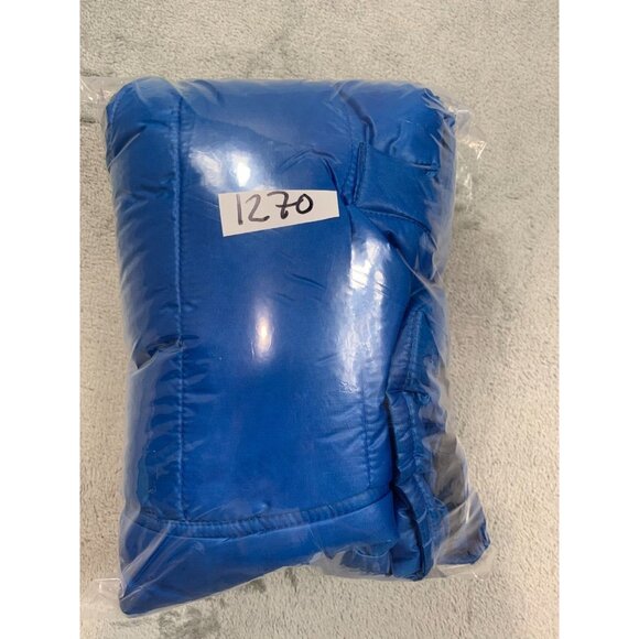 Aeropostale Puffer Vest Mens Medium Blue Quilted Full Zip Lightweight Puffer Y2K - Picture 11 of 11